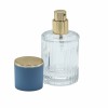 Frascos de vidrio para perfume con pulveridaor y tapa azul 30 ml