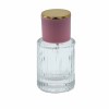 Frascos de vidrio para perfume con pulveridaor y tapa rosa 30 ml