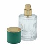 Frascos de vidrio para perfume con pulveridaor y tapa verde 30 ml