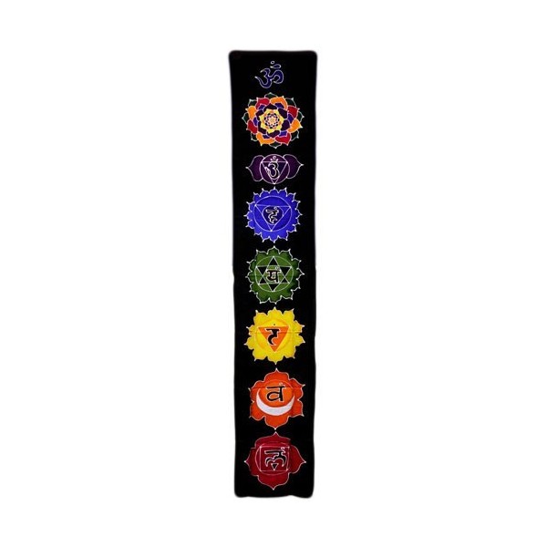 Banner vertical Chakra - Medianoche 183x35cm