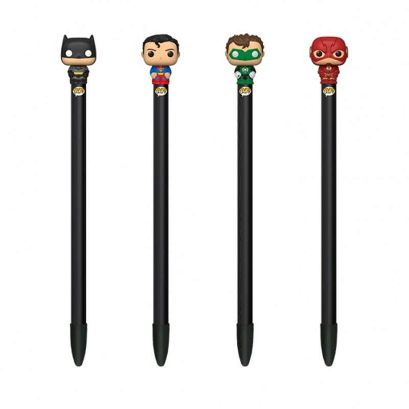 Funko pop pen topper boligrafo dc comics 1 unidad aleatoria batman superman linterna verde flash 48657