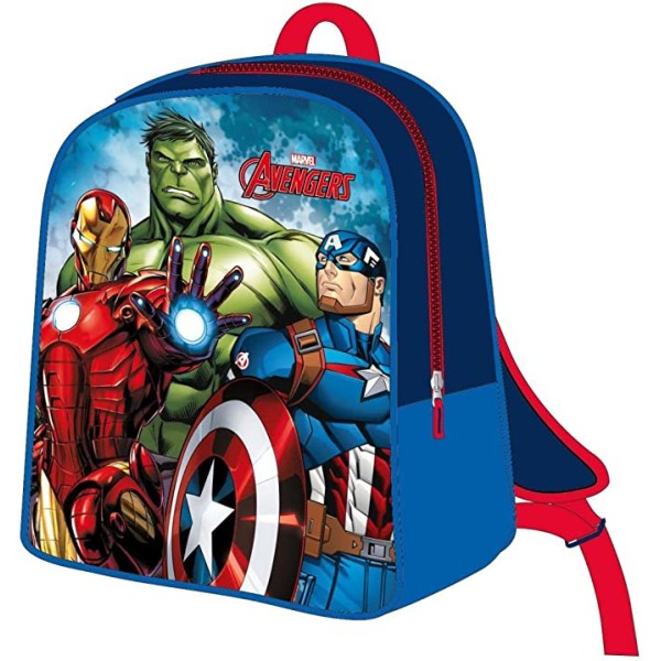 Mochila 3D Avengers Marvel 31x25x10cm.