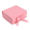 Caja de regalo plegable con Lazo 20x18.2x8 cm - Rosa