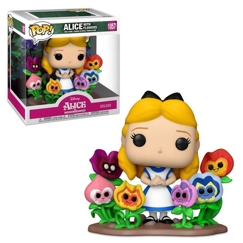 Funko pop deluxe disney alicia en el pais de las maravillas 70th alicia con flores 55733