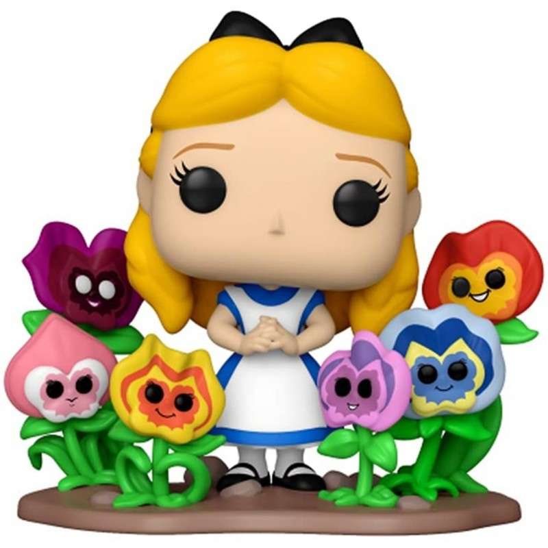 Funko pop deluxe disney alicia en el pais de las maravillas 70th alicia con flores 55733