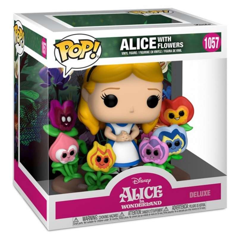 Funko pop deluxe disney alicia en el pais de las maravillas 70th alicia con flores 55733