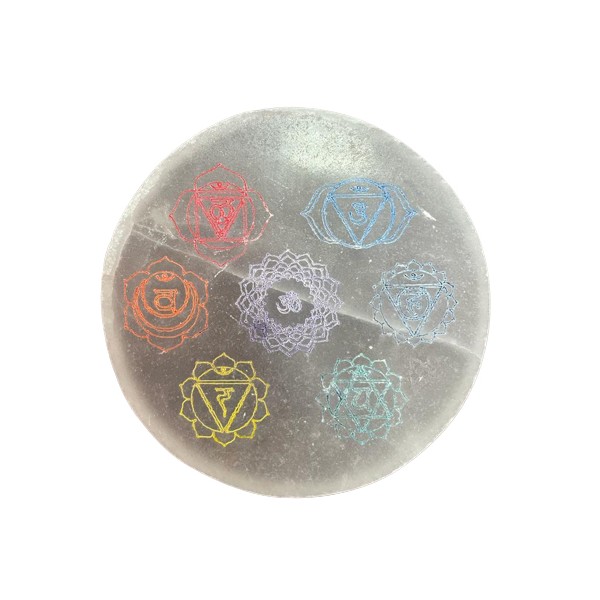 Placa de Carga Mediana 10cm - Diseño Chakra (col)