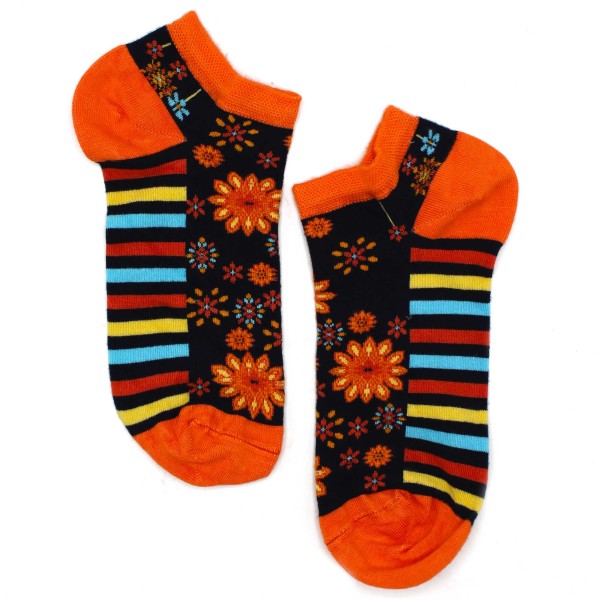 Calcetines bajos de bambú Hop Hare M/L (41-46) - Mandala Flowers