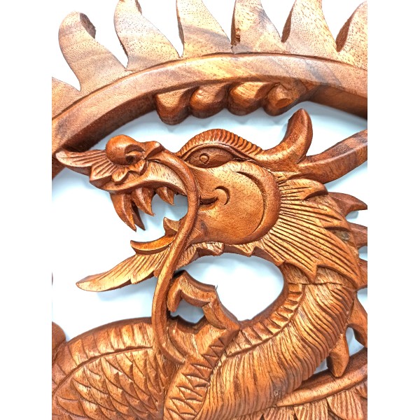 Panel de madera- Dragon 40cm