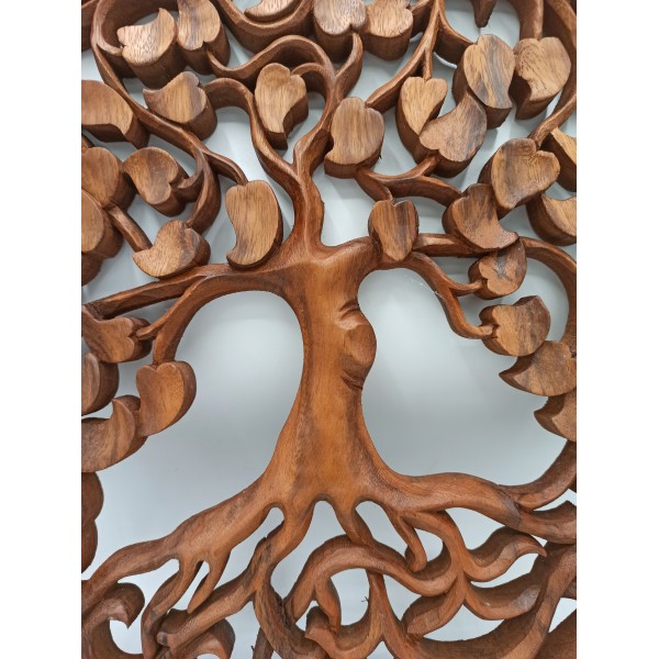 Panel de madera - Árbol de la vida Amor - 40cm