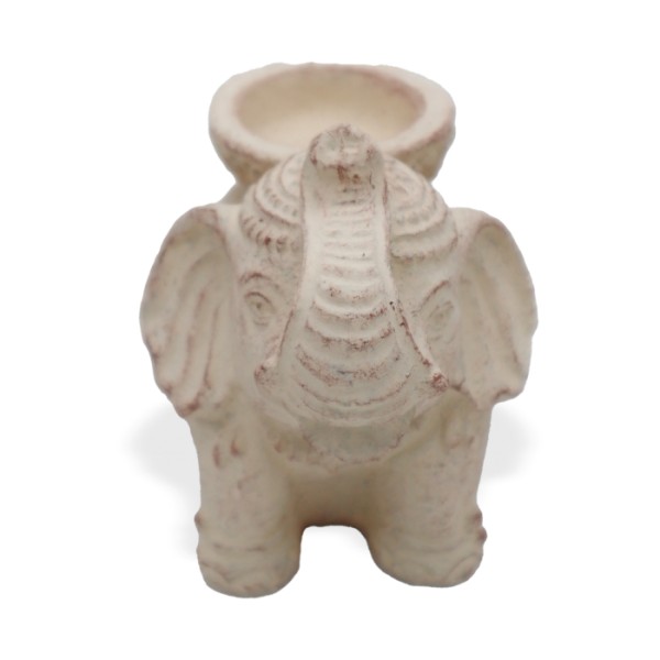 Incienso Elefante & Candelabro (crema)