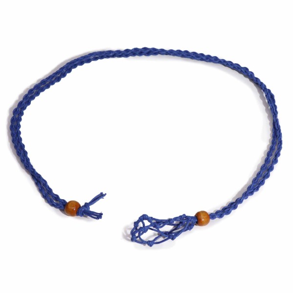 Cordones para Collar de Pieras Preciosas 45 cm - Azul Marino