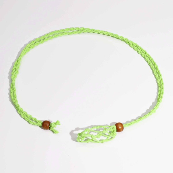 Cordones para Collar de Pieras Preciosas 45 cm - Verde