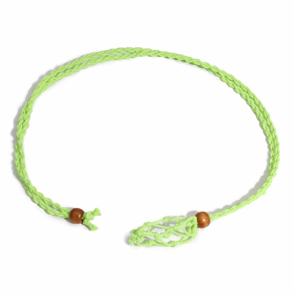 Cordones para Collar de Pieras Preciosas 45 cm - Verde