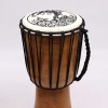 Tambor Djembe hecho a mano con tapa ancha - 40cm