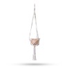 Macramé Macetero Pequeño - Natural - Aro 16cm