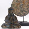 Buddha Feng Shui Set - Mandala Floral - Azul