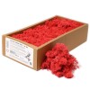 1x Musgo decorativo - Rojo - (aprox. 500g)