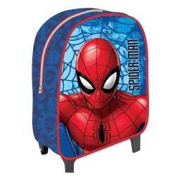 Mochila Carro Spiderman Marvel 24x28x10cm.
