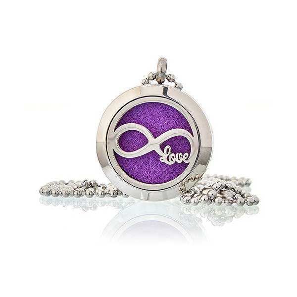 Collar difusor de aromaterapia 25mm - Amor infinito