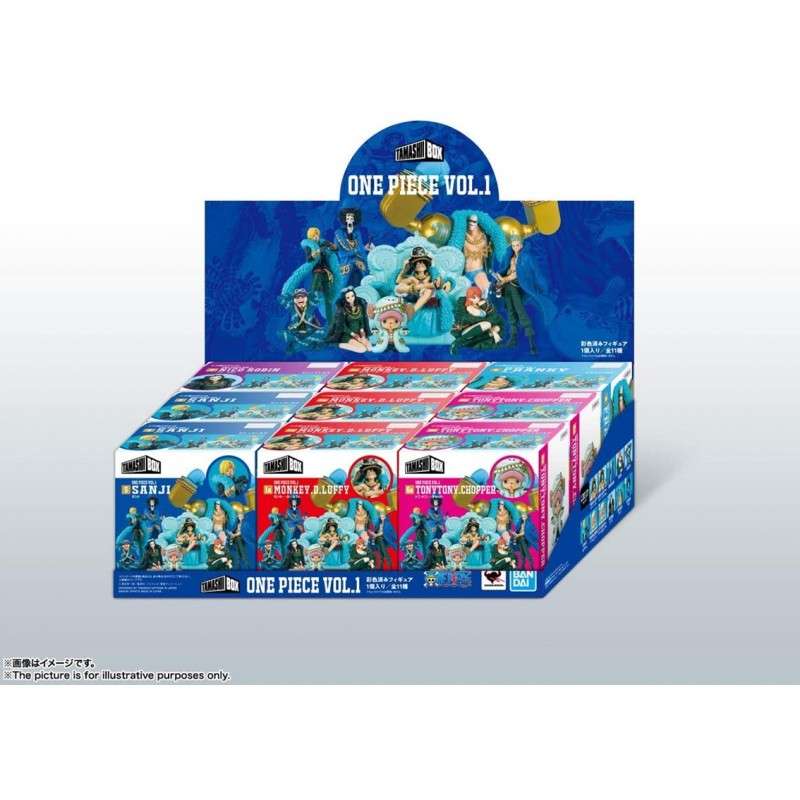 Figura pack 9 unidades tamashii nations one piece vol 1 blind boxes