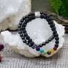 Pulsera de Piedras Preciosas Magnéticas - Chakra Piedra Negra