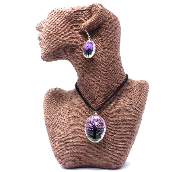 Flores Prensadas - Arbol De La Vida - Lavanda