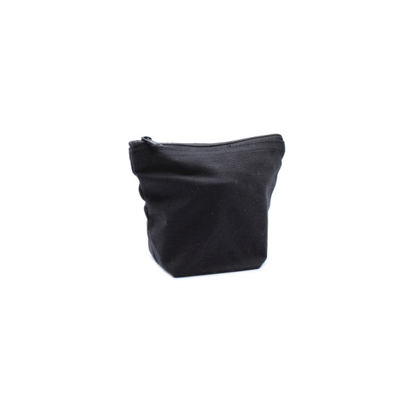 Neceser de algodón negro 10 oz - Mini bolso