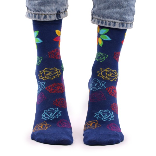 Calcetines Hop Hare Bamboo (S/M) - Rainbow Chakra