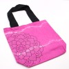 Bolsas de Algodón "Tie Dye" (170g) - 38x42x12cm - Mandala - Magenta - Asa Negra