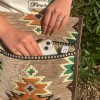 Bolso bandolera de festival Kilim beige