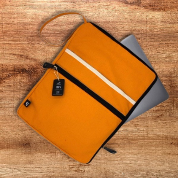 Funda Grande de Lona para Portátil - Naranja