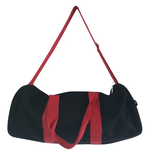 Bolsa de deporte - Negro - Asa rosa cereza