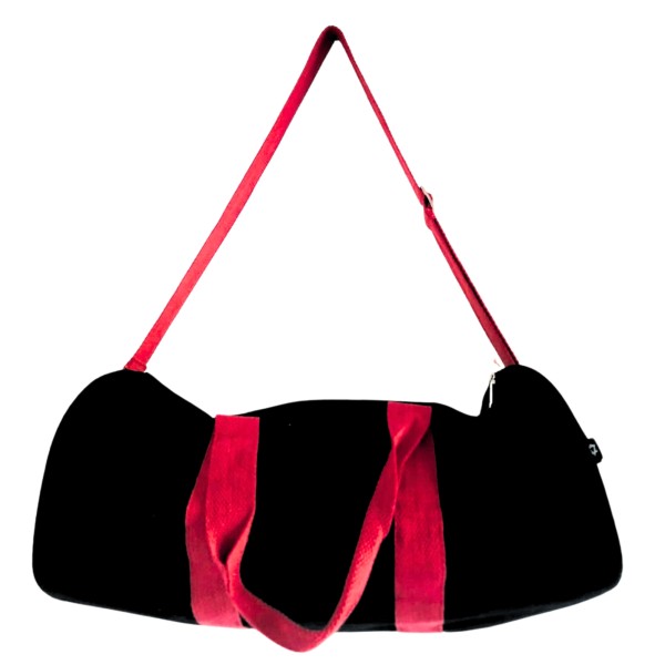 Bolsa de deporte - Negro - Asa rosa cereza