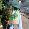 Mochila 100% Natural - Efecto Lavado Verde - Árbol de la Vida