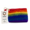 Estuche de fieltro natural con cremallera (surtido) - Arco Iris