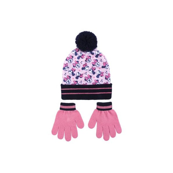 Set Gorro Y Guantes Minnie Disney