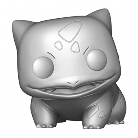 Funko pop jumbo pokemon s6 bulbasaur plateado efecto metalico 10pulgadas edicion especial exclusivo 59874