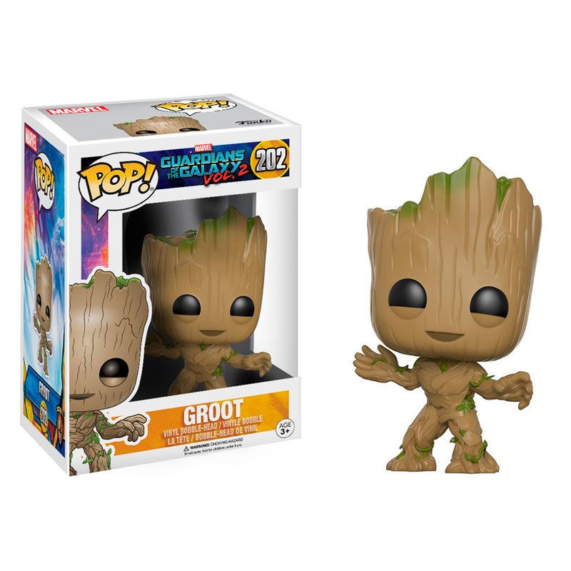 Funko pop marvel los guardianes de la galaxia volumen 2 groot pequeño 13230