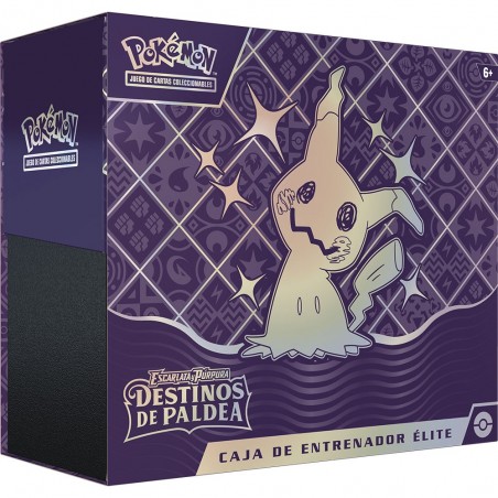 Juego de cartas pokemon tcg caja entrenador elite sv4.5 español