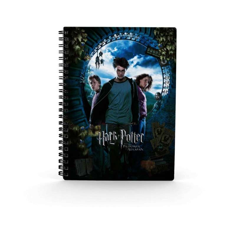 Libreta efecto 3d sd toys harry potter poster harry potter y el prisionero de azkaban