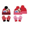 Conjunto De Guantes Y Gorro De Minnie De 2 Piezas