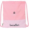 Saco Plano Benetton Vichy 35X1X 40Cm