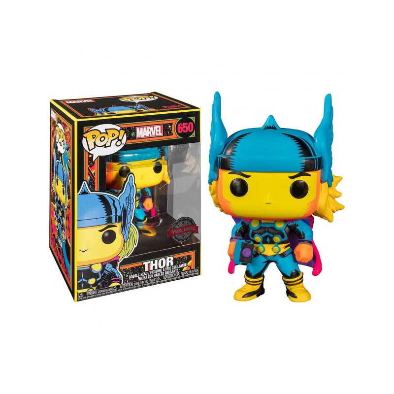 Funko pop marvel black light thor multicolor 48847