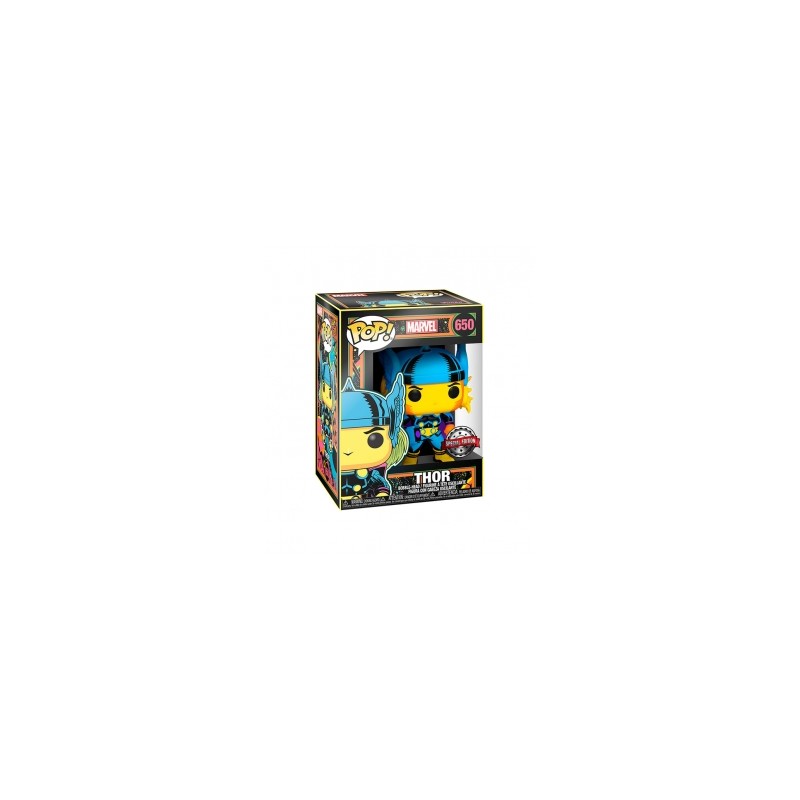 Funko pop marvel black light thor multicolor 48847