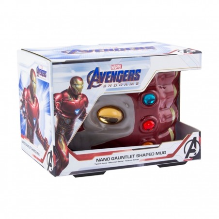 Taza 3d xl paladone marvel los vengadores guantelete del infinito con gemas