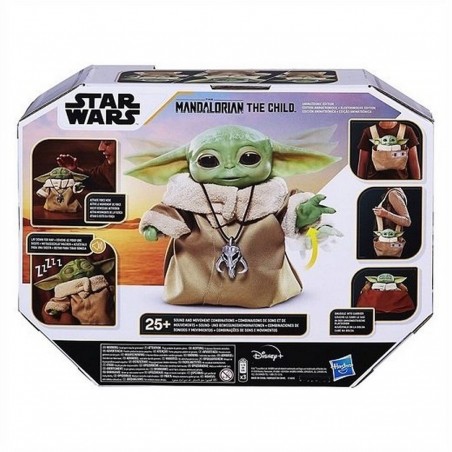 Replica figura animatronica hasbro the mandalorian baby yoda