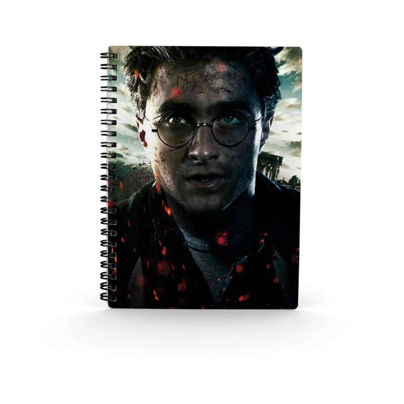 Libreta efecto 3d sd toys harry potter cara harry potter