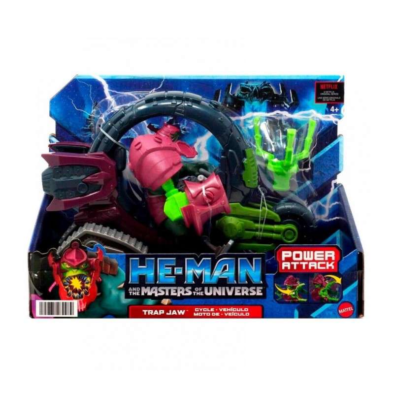 Figura mattel masters of the universe trapjaw & moto