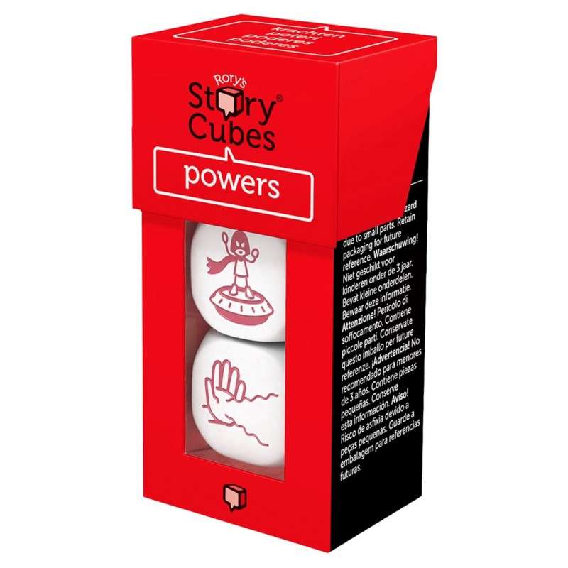 Juego de mesa story cubes: poderes pegi 8